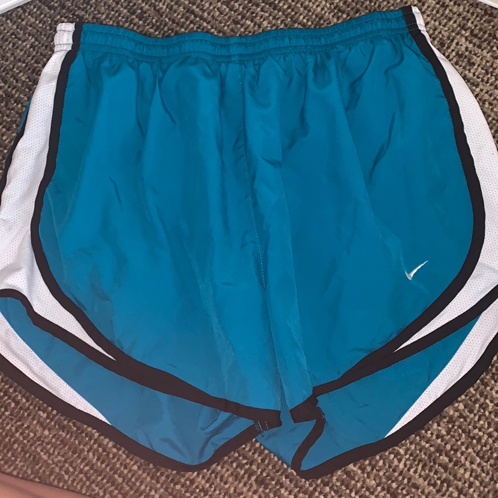 Blue nike fit dry shorts